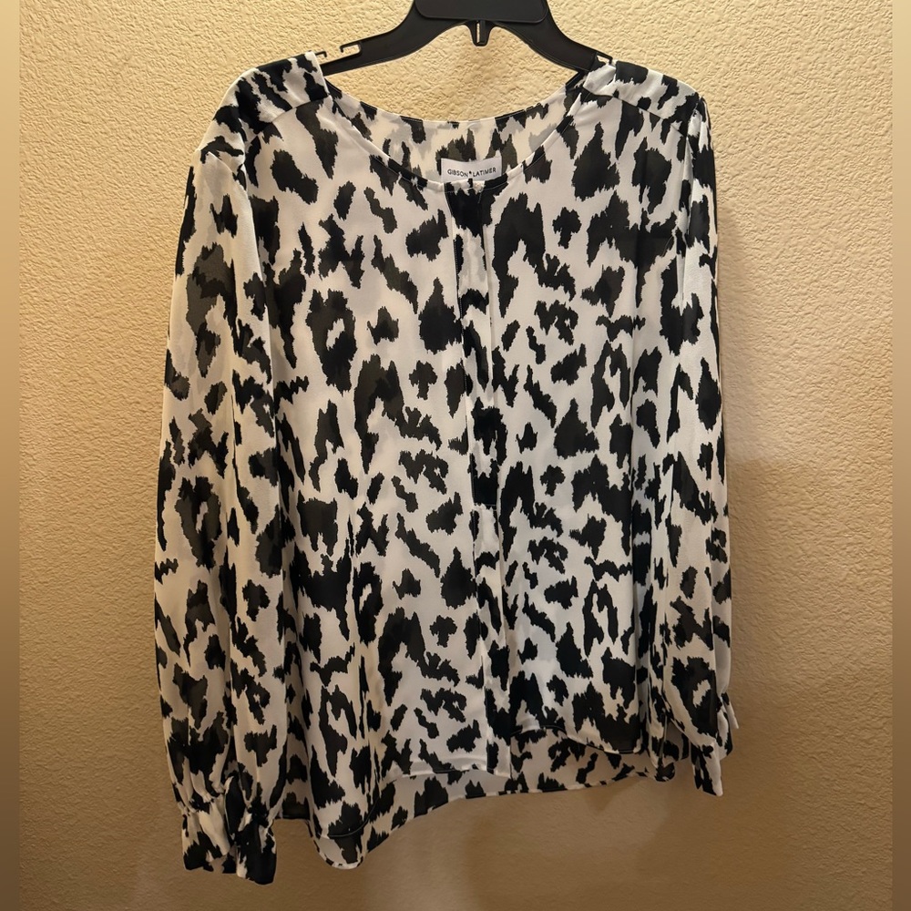 Gibson Latimer XXL long sleeve blouse